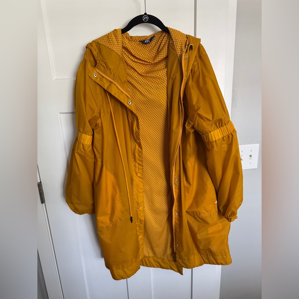 Yellow Joy Lab lightweight windbreaker jacket #windbreaker Sz XL